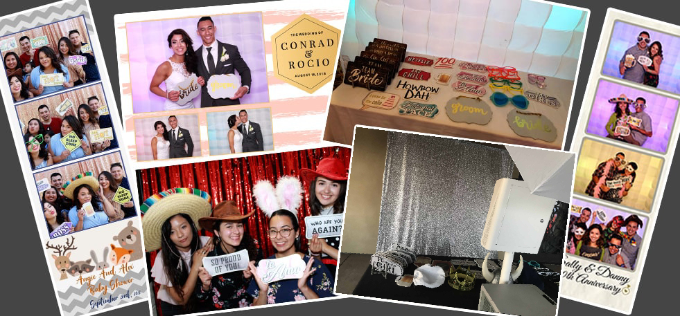 All Photo Booths Include Props, Different backdrop options, Person to Run Photo Booth, and more!